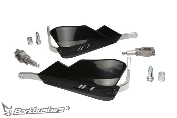 Barkbusters JET Handguard-Two Point Mount (Straight 22mm)-(Black)-JET-001-BK