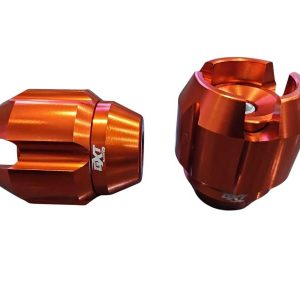 Front Wheel Axle Fork Slider Cnc Universal (Orange)
