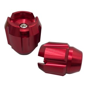 Front Wheel Axle Fork Slider Cnc Universal (Red)