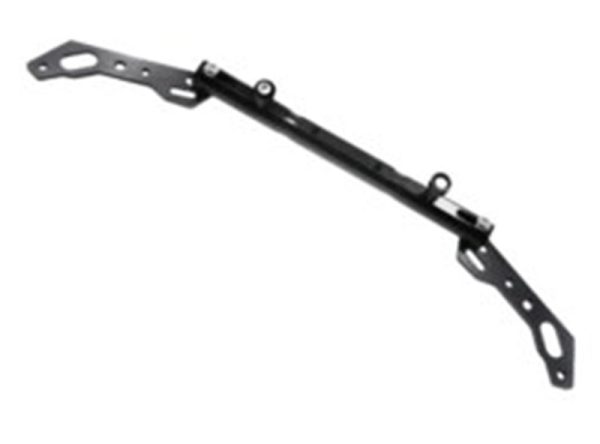 Motorcycle Scooter Crossbar Balancebar Aluminum Alloy Multifunctional Adjustable Extension Rod Phone Holder Bar ( BLACK )