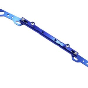 Motorcycle Scooter Crossbar Balancebar Aluminum Alloy Multifunctional Adjustable Extension Rod Phone Holder Bar (Blue)