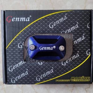 Genma Yamaha Aerox Front Master Cylinder Cap-Blue