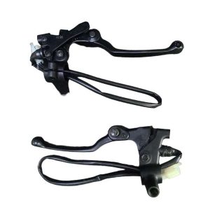 Yamaha Aerox Accessories India Yamaha Aerox Lever Set Black Color With Smart Brake Lock Function