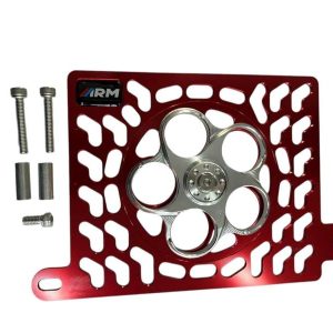 Yamaha Aerox Cnc Radiator Grill Radiator Guard Cnc ( Red )