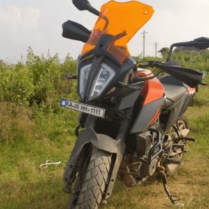 Carbon Racing V2- Touring Windshield-Orange (Full Set) For KTM 390 Adventure