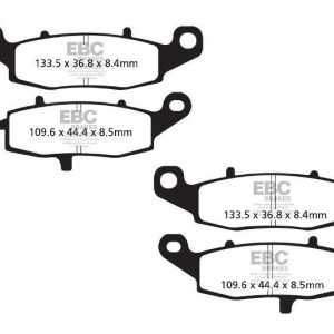 EBC Brake Pads Fully Sintered - (Front)-FA229HH + FA231HH