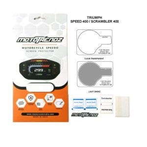 Mototrendz-Motorcycle Speedo Screen Protector For Triumph Speed 400Scrambler 400