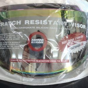 Studds Visor for Helios Helmet - Rainbow