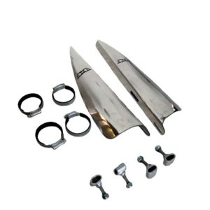 DMotoTech Chrome Wind Deflector for Super Meteor 650