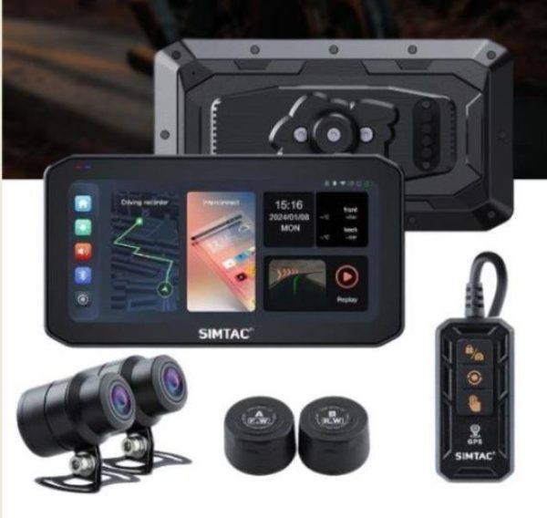 Simtac Motorcycle DVR Navigation System